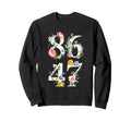 86 47 Foral Boho Sweatshirt - Trendy Graphic for Adults - T-Shirt, Sweatshirt, Hoodie