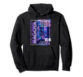 Nagoya City 80S Synthwave Skyline Japan Hoodie - Custom Art Print Unisex - T-Shirt, Sweatshirt, Hoodie