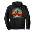 Sunset Softball Hoodie - Graphic Print Men Women - T-Shirt, Sweatshirt, Hoodie