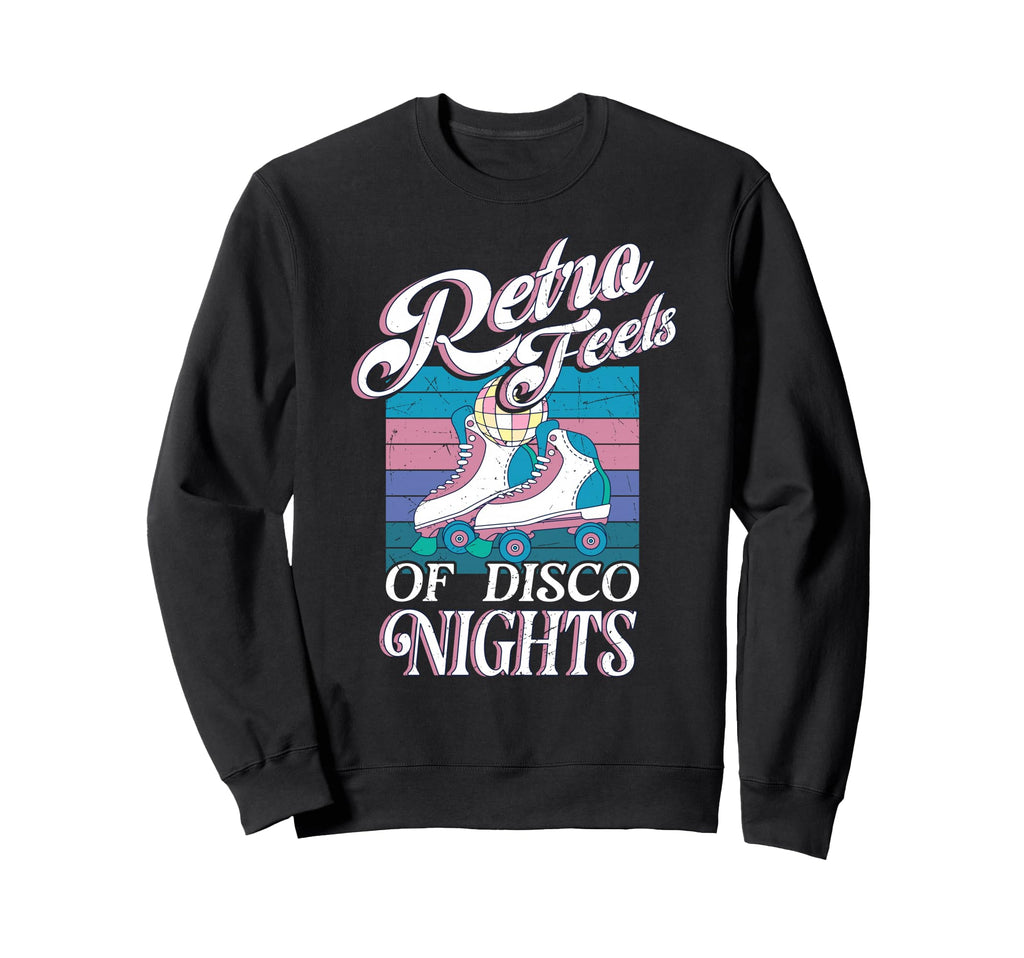 Roller Skating Roller Skates Disco Sweatshirt - Unique Graphic Men Women - T-Shirt, Sweatshirt, Hoodie