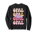 Opal Name Roller Skating Hobby Sweatshirt - Aesthetic Graphic Men Women - T-Shirt, Sweatshirt, Hoodie