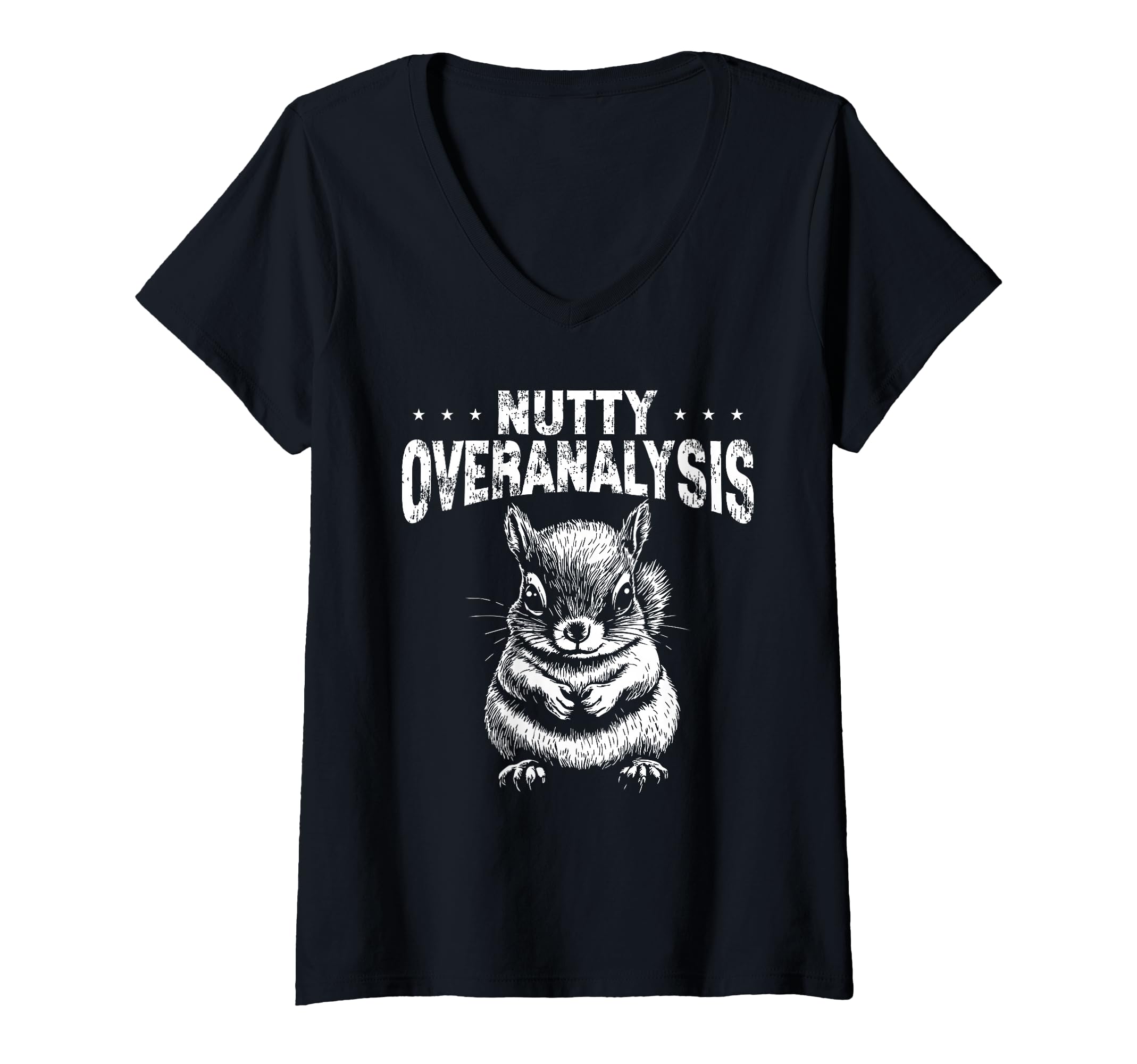 Womens Nutty Squirrel Overthinkers And T-Shirt - Unique Graphic Unisex - T-Shirt, Sweatshirt, Hoodie