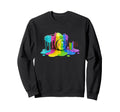 Photo Camera Fluid Colorful Paint Sweatshirt - Streetwear Style for Adults - T-Shirt, Sweatshirt, Hoodie