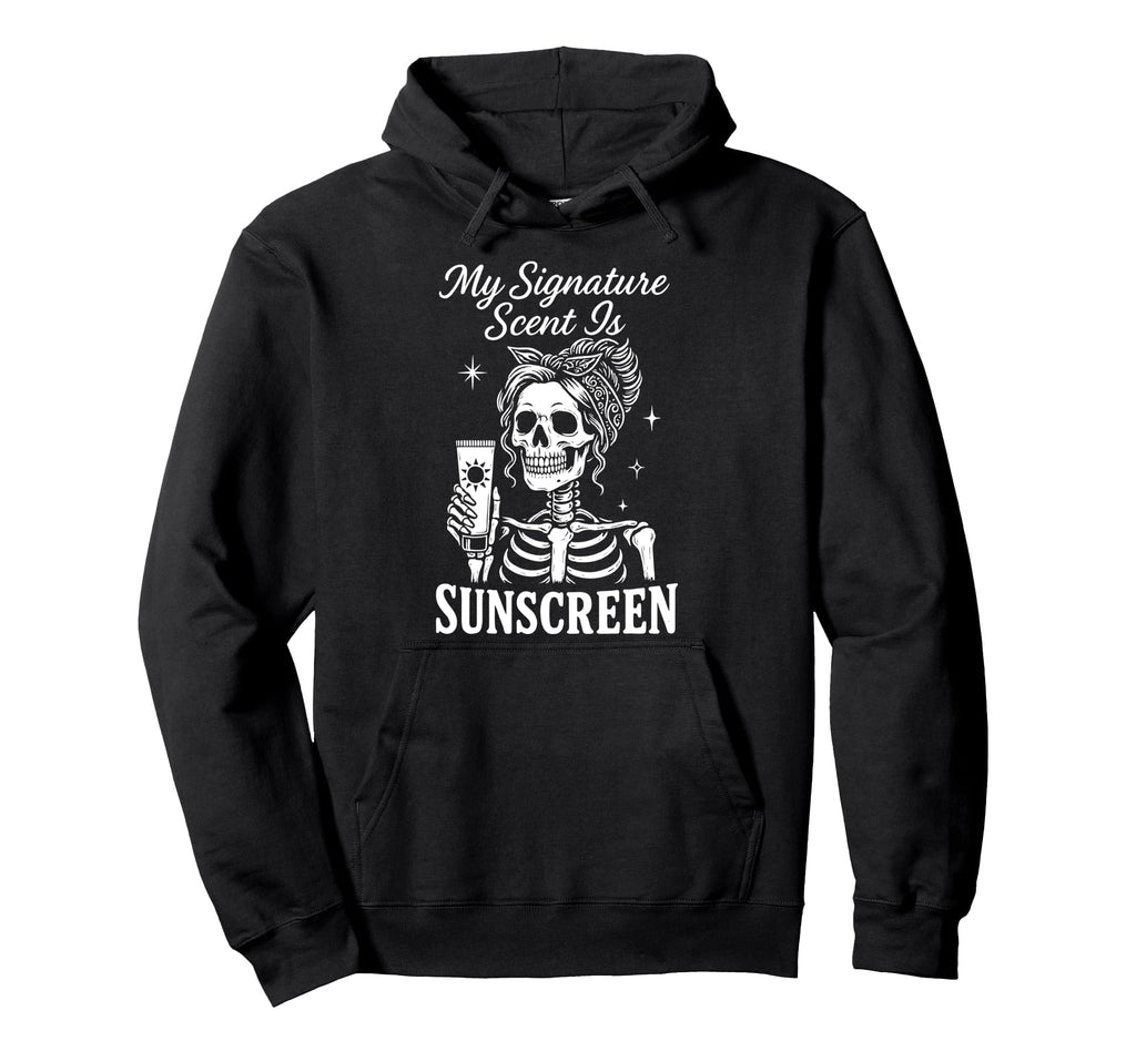My Signature Scent Is Sunscreen Hoodie - Minimalist Print Unisex - T-Shirt, Sweatshirt, Hoodie