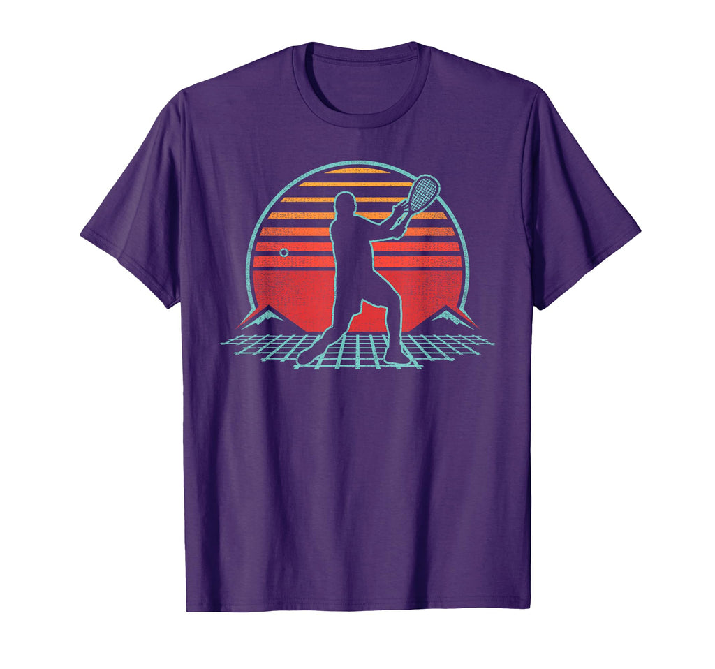 Squash Player 70S 80S Gift T-Shirt - Novelty Apparel Men Women - T-Shirt, Sweatshirt, Hoodie