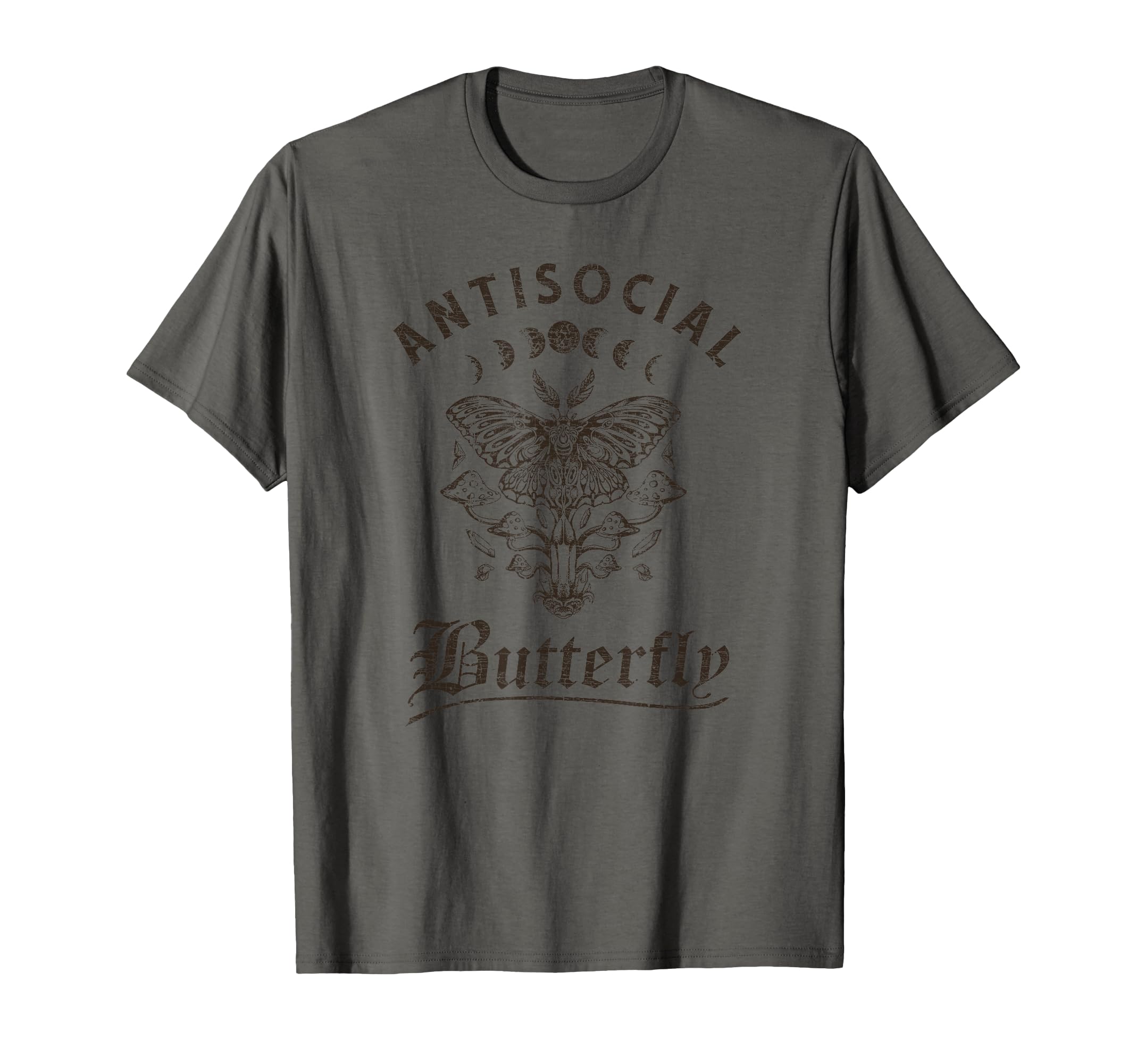 Antisocial Butterfly Grunge Fairycore T-Shirt - Unique Graphic for Adults - T-Shirt, Sweatshirt, Hoodie
