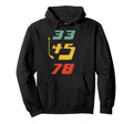 33 45 78 Vinyl Lover Record Collector Hoodie - Unique Graphic Unisex - T-Shirt, Sweatshirt, Hoodie