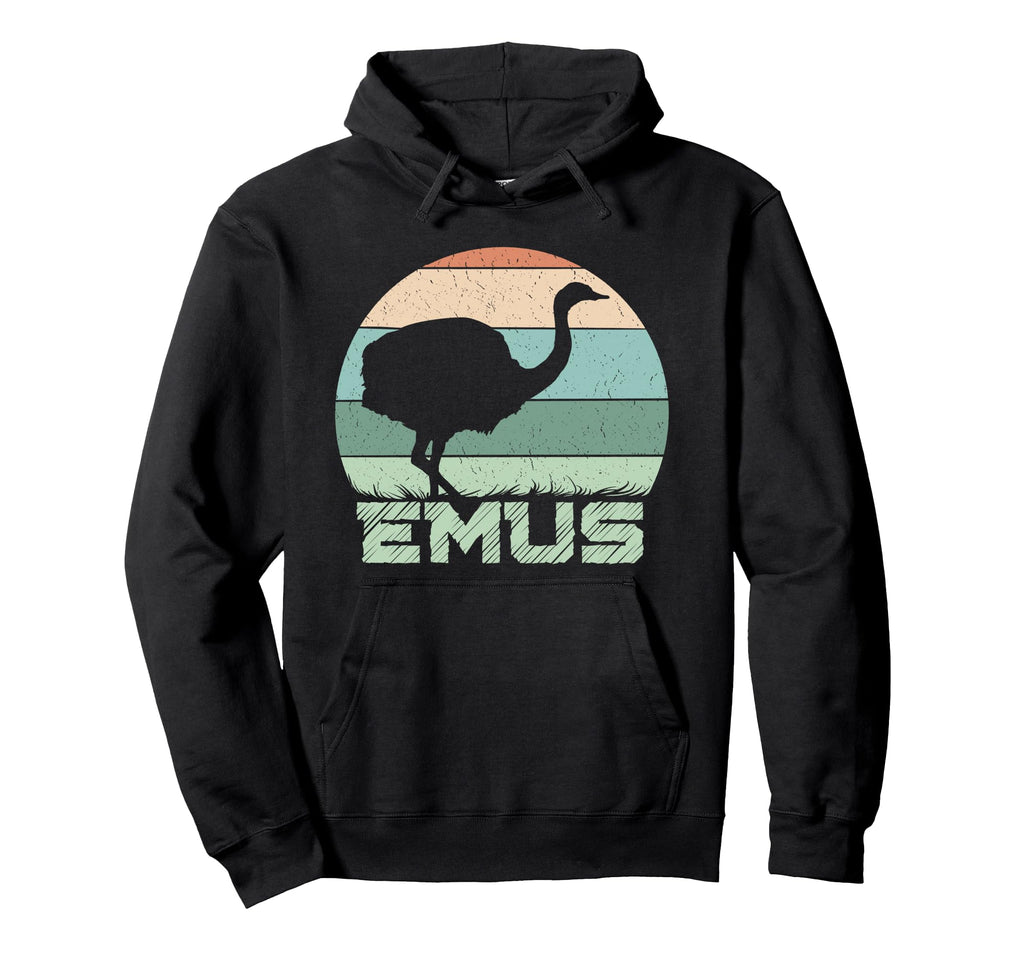 Emus Sunset Emu Hoodie - Fun Novelty Design Men Women - T-Shirt, Sweatshirt, Hoodie