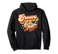 Roller Skating Skate 1970S Groove Hoodie - Minimalist Print Unisex - T-Shirt, Sweatshirt, Hoodie