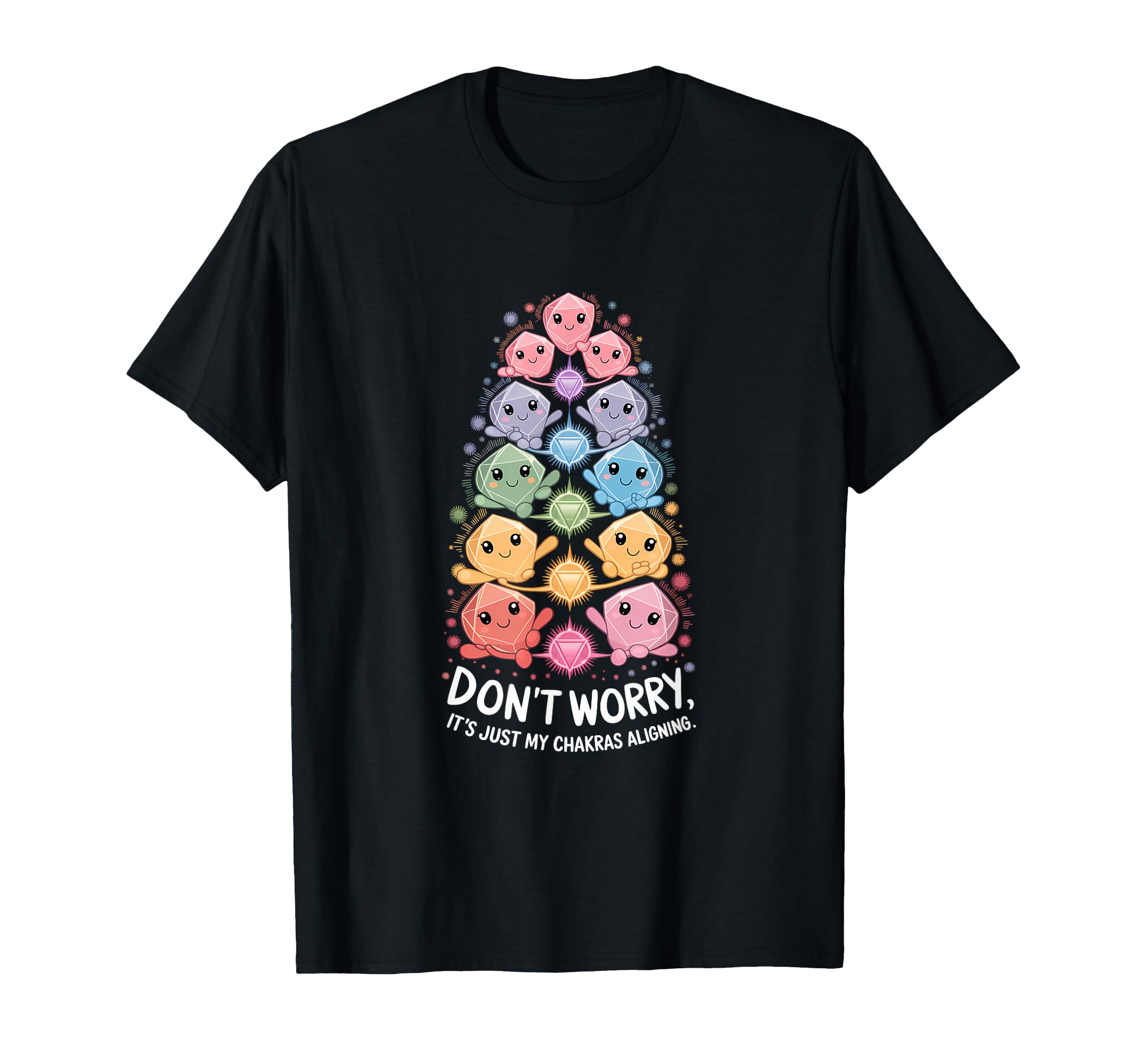 Healing Stone Crystals Energy Spiritual T-Shirt - Custom Art Print Unisex - T-Shirt, Sweatshirt, Hoodie