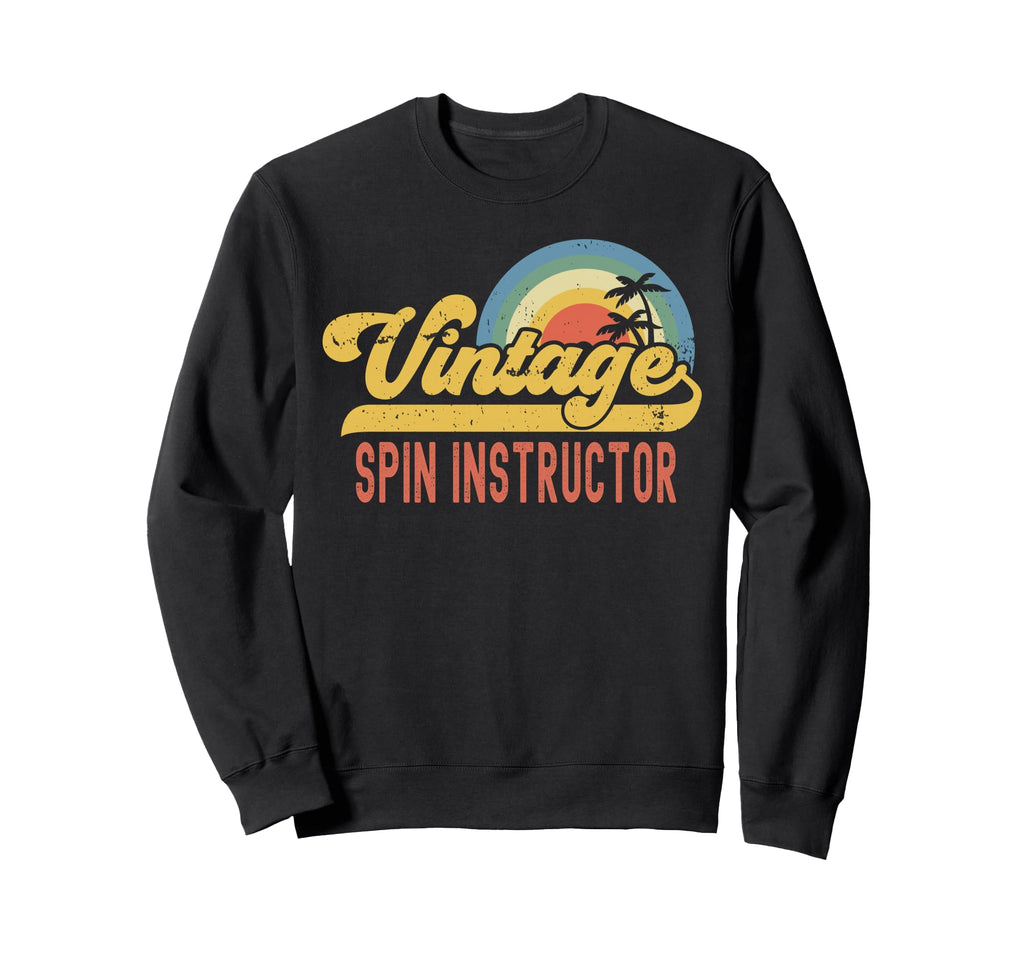 Spin Instructor Sunset Profession Sweatshirt - Trendy Graphic for Adults - T-Shirt, Sweatshirt, Hoodie