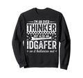 Over Thinker Idgaf Funny Sarcastic Sweatshirt - Graphic Print for Adults - T-Shirt, Sweatshirt, Hoodie