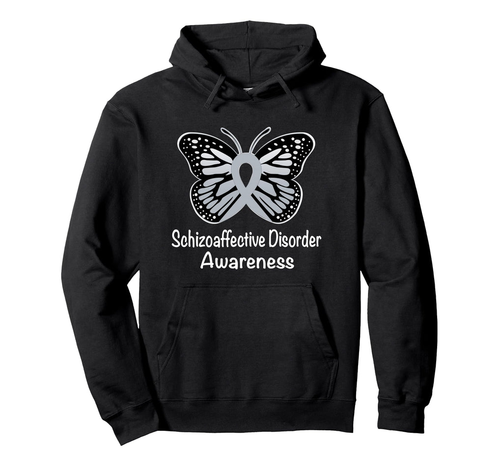 Schizoaffective Disorder Awareness Warrior Hoodie - Novelty Apparel Unisex - T-Shirt, Sweatshirt, Hoodie