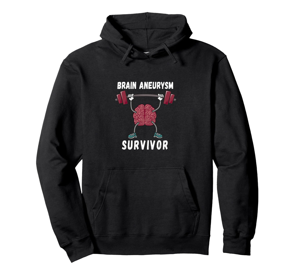 Funny Brain Aneurysm Awareness Survivor Hoodie - Trendy Graphic for Adults - T-Shirt, Sweatshirt, Hoodie