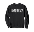 Inner Peace Distressed Mindfulness Sweatshirt - Unique Graphic Men Women - T-Shirt, Sweatshirt, Hoodie