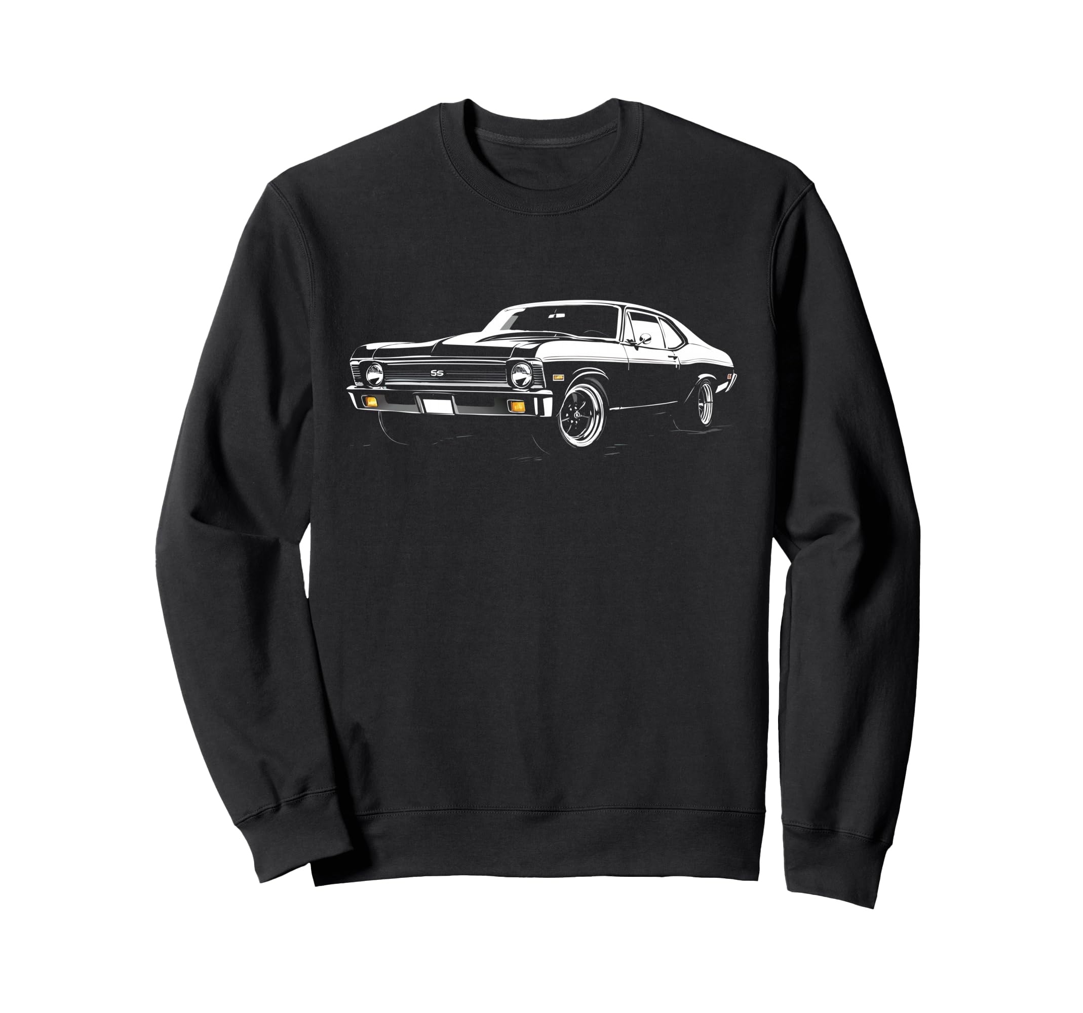 1969 69 Nova Ss Muscle Car Sweatshirt - Trendy Graphic for Adults - T-Shirt, Sweatshirt, Hoodie