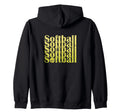 Softball Sports Typography Sweatshirt - Aesthetic Graphic Men Women - T-Shirt, Sweatshirt, Hoodie