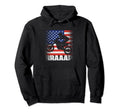Braaap Usa American Flag Dirt Bike Hoodie - Custom Art Print Unisex - T-Shirt, Sweatshirt, Hoodie