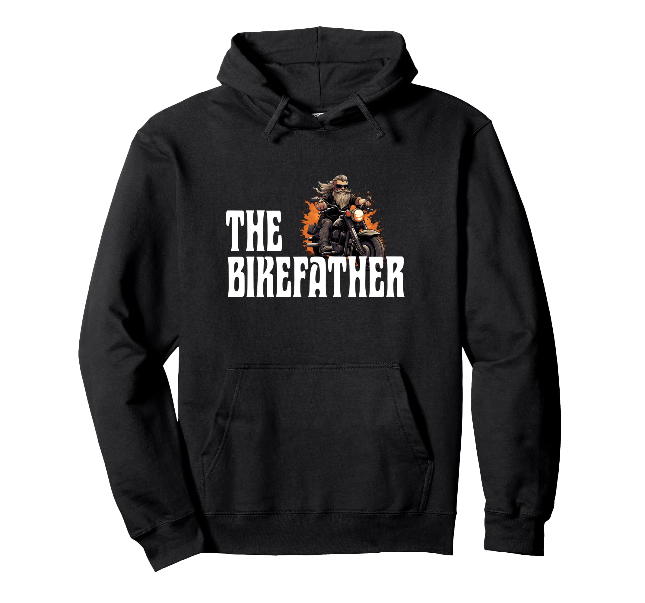 Biker Bikefather Biker Dad Funny Hoodie - Unique Graphic for Adults - T-Shirt, Sweatshirt, Hoodie