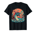 Dragon Techno Vaporwave Anime Futuristic T-Shirt - Minimalist Print Unisex - T-Shirt, Sweatshirt, Hoodie