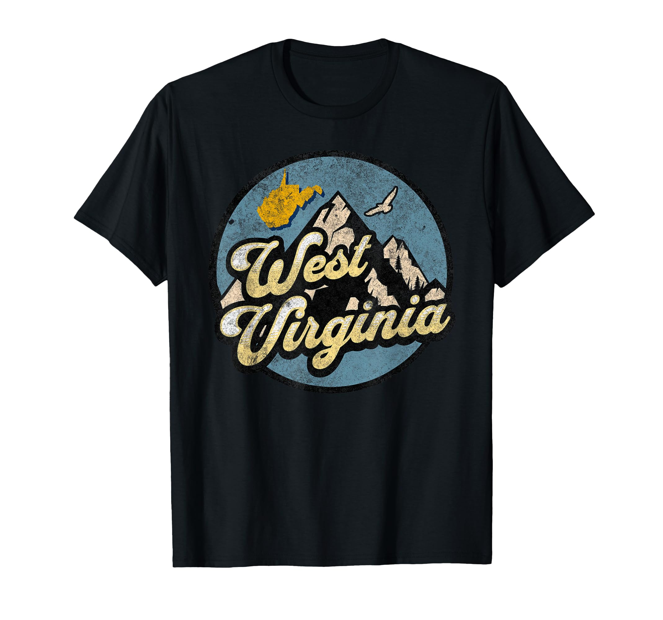 West Virginia Map T-Shirt - Casual Everyday Wear Unisex - T-Shirt, Sweatshirt, Hoodie