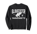 Shark Typography Gloucester Mass Sweatshirt - Graphic Print for Adults - T-Shirt, Sweatshirt, Hoodie