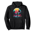 Synthwave Astronaut Cyberpunk 80S Sci Fi Hoodie - Trendy Graphic Men Women - T-Shirt, Sweatshirt, Hoodie
