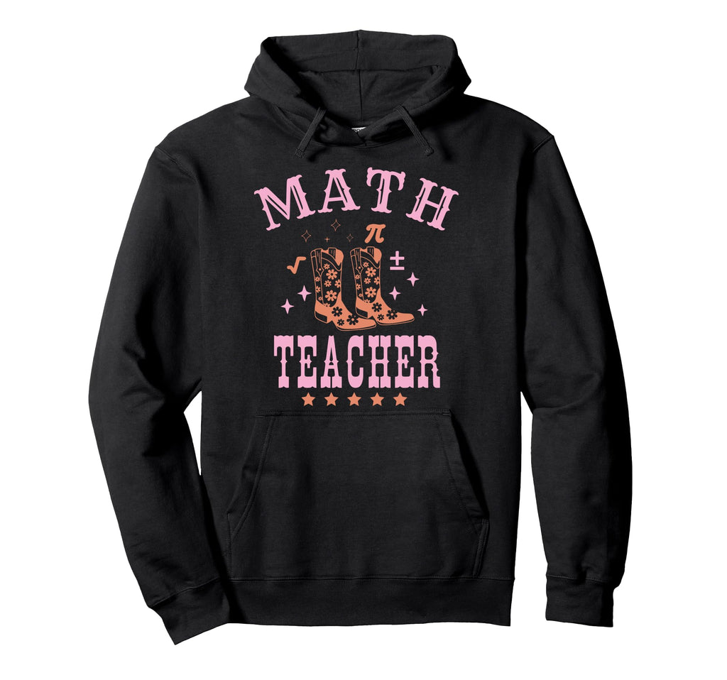 Western Math Teacher Rodeo Country Hoodie - Novelty Apparel Men Women - T-Shirt, Sweatshirt, Hoodie