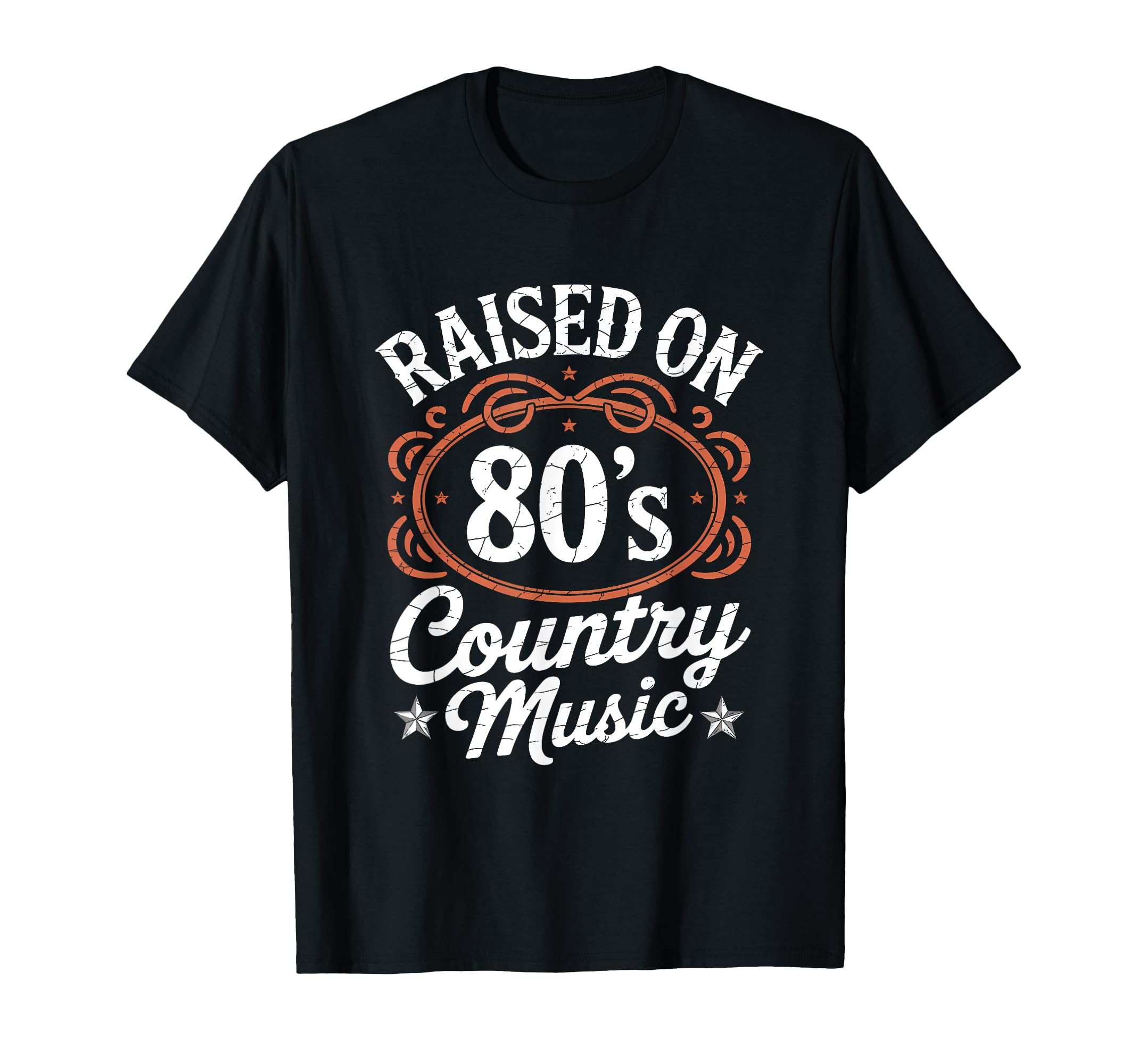 Raised 80S Country Music Lover Western T-Shirt - Trendy Graphic for Adults - T-Shirt, Sweatshirt, Hoodie