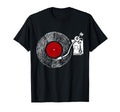 Vinyl Record Player Sketch Drawing T-Shirt - Minimalist Print for Adults - T-Shirt, Sweatshirt, Hoodie