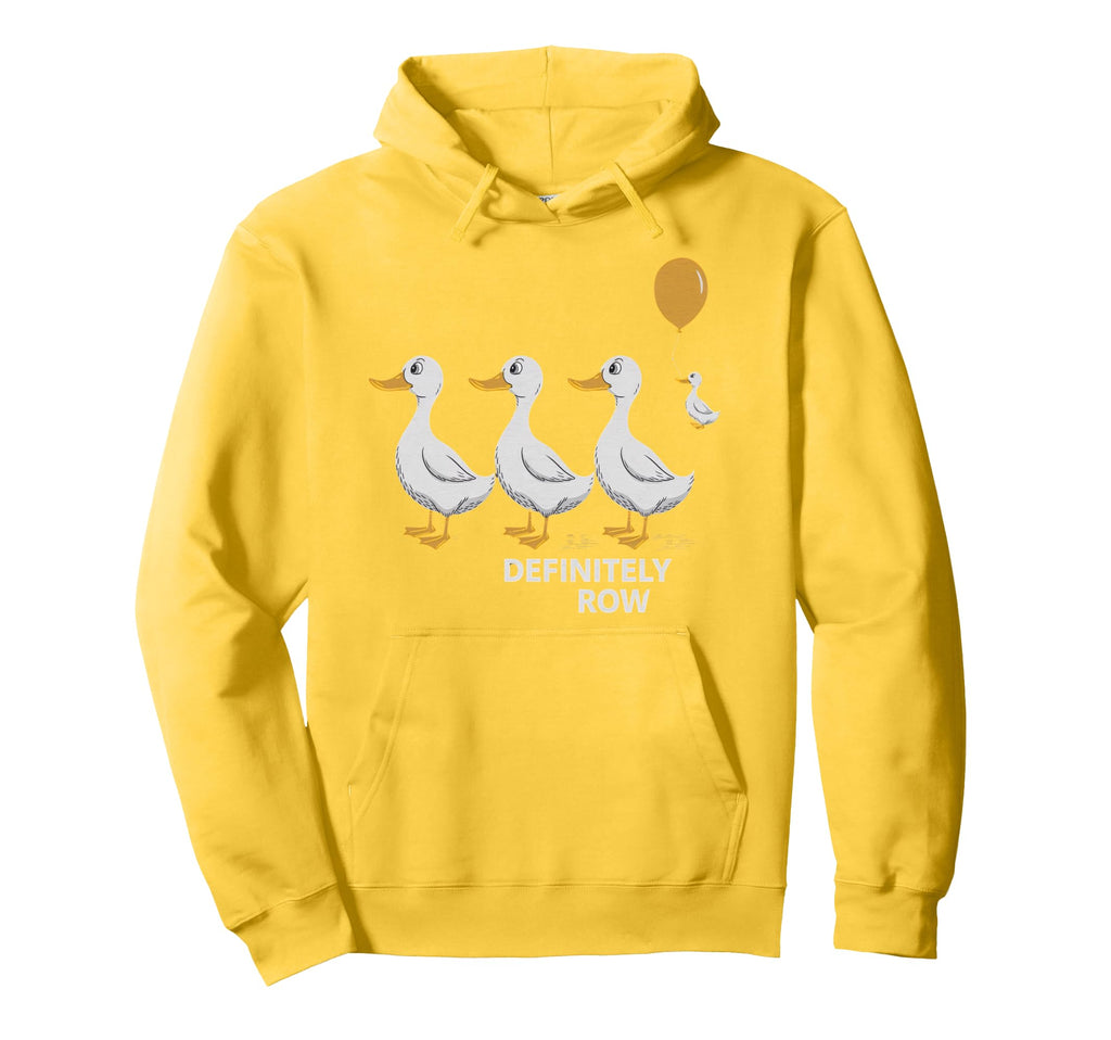 Duck Most Definitely Not All Row Mental Hoodie - Graphic Print Men Women - T-Shirt, Sweatshirt, Hoodie