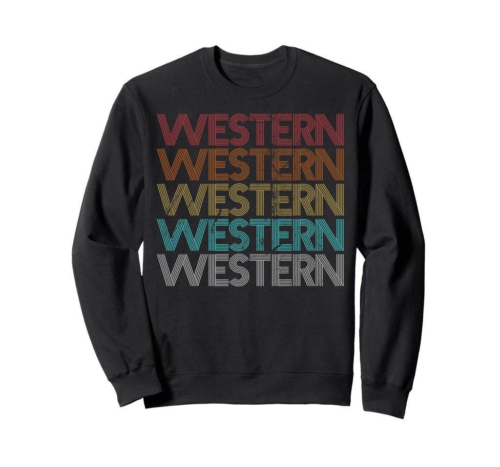 Western Sweatshirt - Streetwear Style for Adults - T-Shirt, Sweatshirt, Hoodie