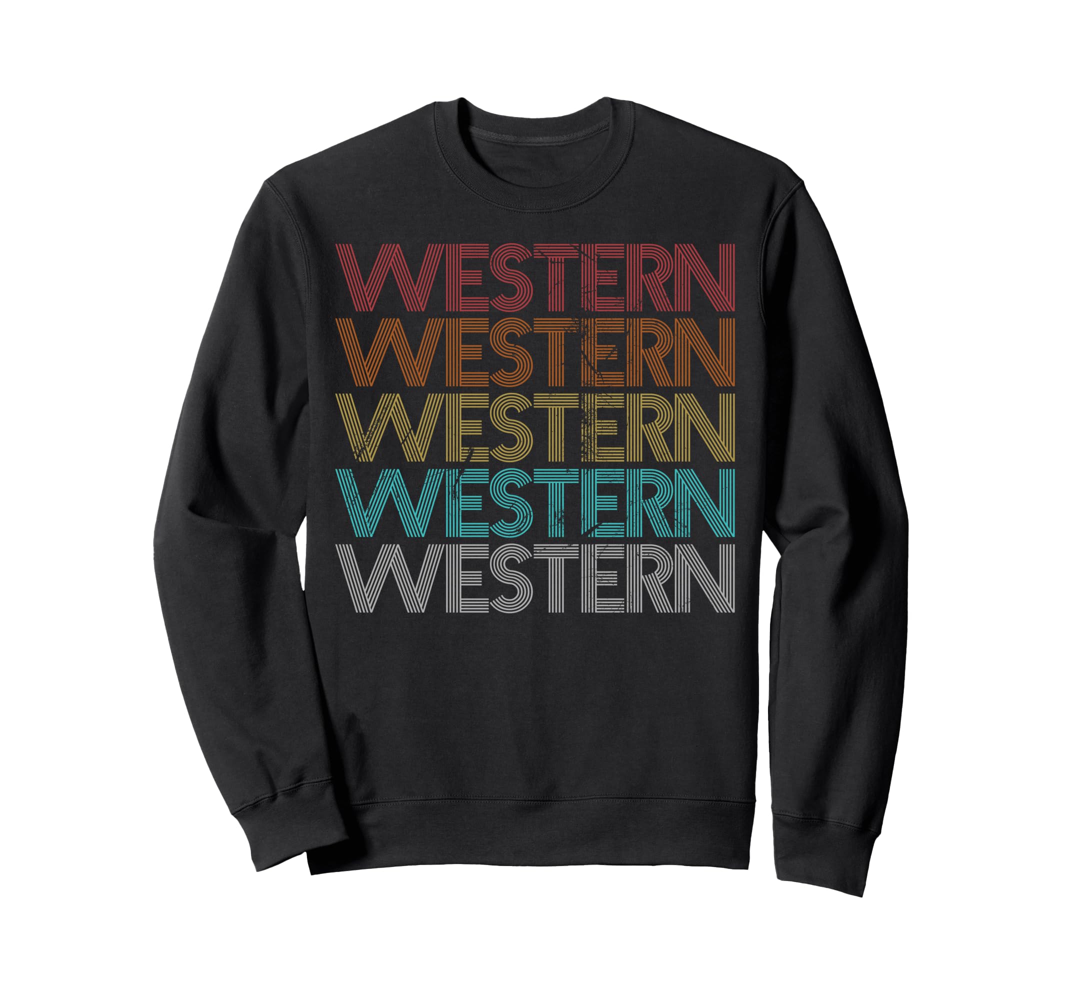 Western Sweatshirt - Streetwear Style for Adults - T-Shirt, Sweatshirt, Hoodie