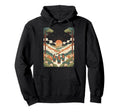 Mindful Journey Monks Walking Sunset Hoodie - Minimalist Print Men Women - T-Shirt, Sweatshirt, Hoodie