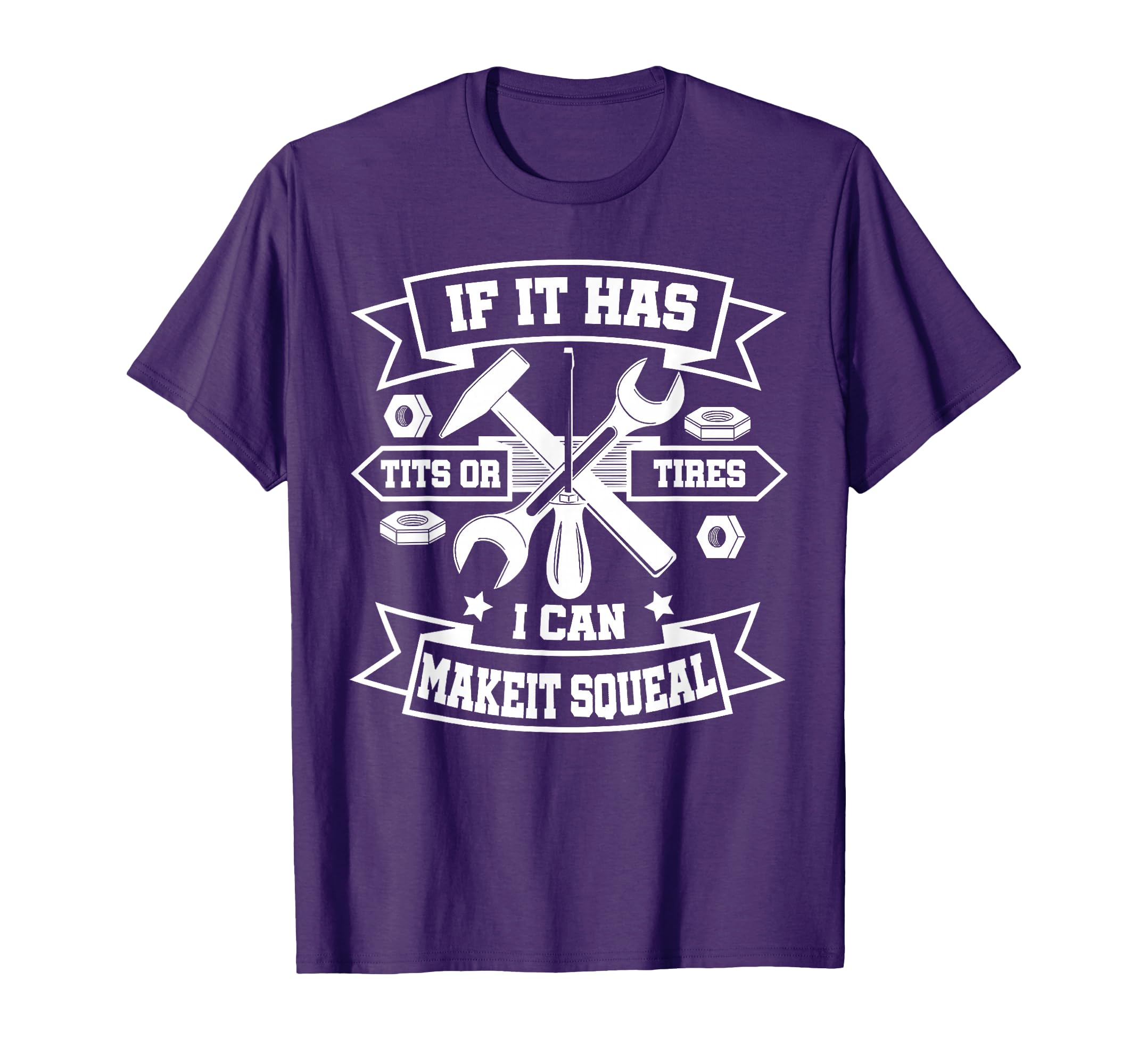 If It Has Tits Or Tires I Can Make It T-Shirt - Minimalist Print Unisex - T-Shirt, Sweatshirt, Hoodie