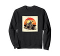 Motorcycle Distressed Sunset Sweatshirt - Graphic Print for Adults - T-Shirt, Sweatshirt, Hoodie