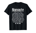 Definition Namaste Meditation Yoga T-Shirt - Aesthetic Graphic for Adults - T-Shirt, Sweatshirt, Hoodie