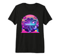 Synthwave Four Leaf Clover 80S Aesthetic T-Shirt - Graphic Print Unisex - T-Shirt, Sweatshirt, Hoodie