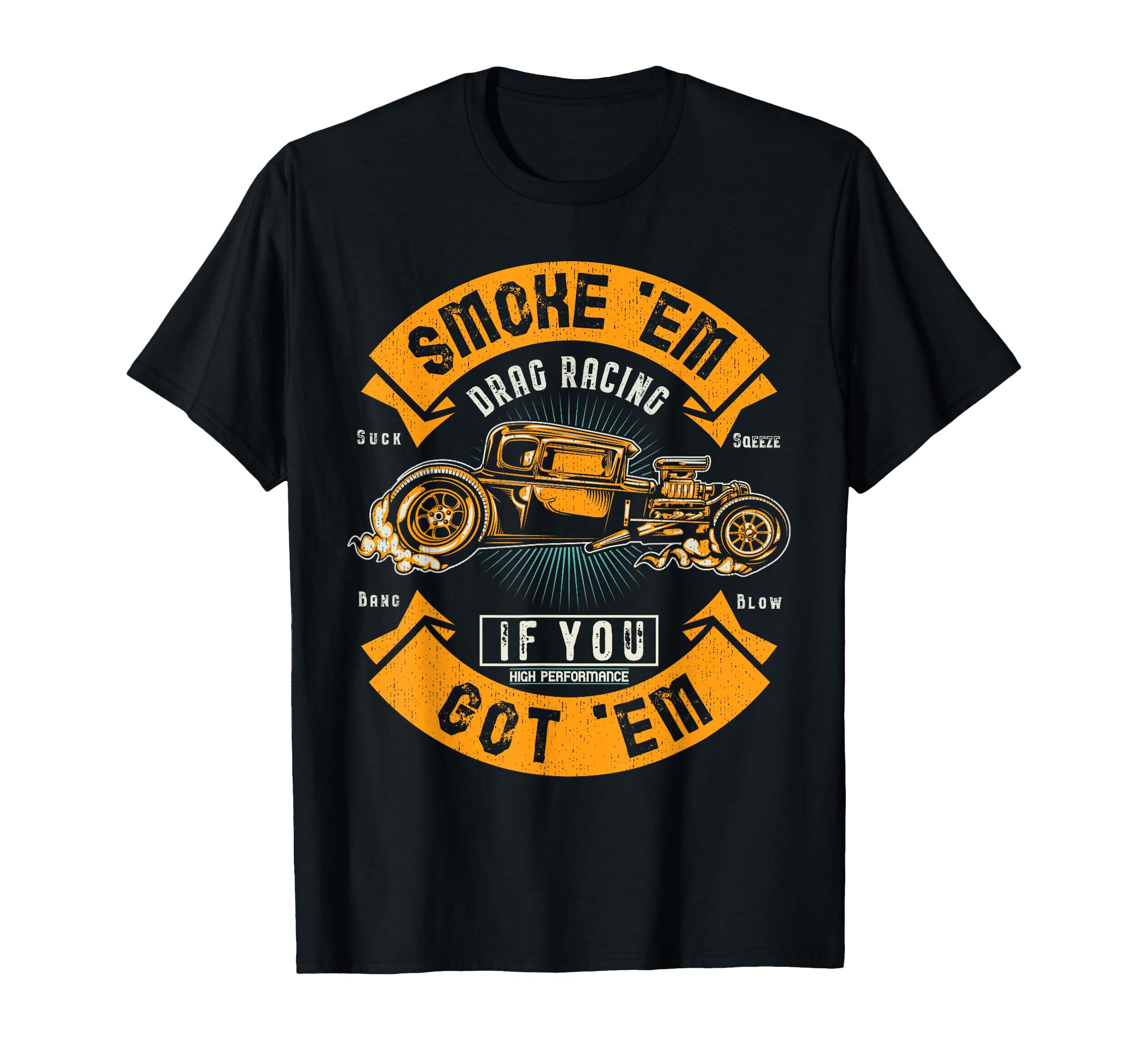 Drag Racing Car Gift Old Guys Dad Father T-Shirt - Graphic Print Men Women - T-Shirt, Sweatshirt, Hoodie