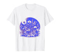 Botanical 1970S Risograph Illustration T-Shirt - Trendy Graphic for Adults - T-Shirt, Sweatshirt, Hoodie