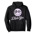 Goodbye I Hate You Face Script Hoodie - Unique Graphic for Adults - T-Shirt, Sweatshirt, Hoodie