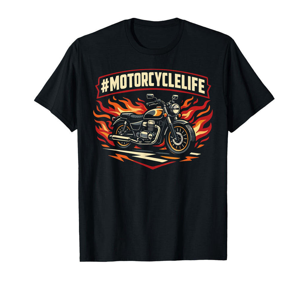 Motorcycle Biker Motorcyclelife T-Shirt - Aesthetic Graphic Men Women - T-Shirt, Sweatshirt, Hoodie