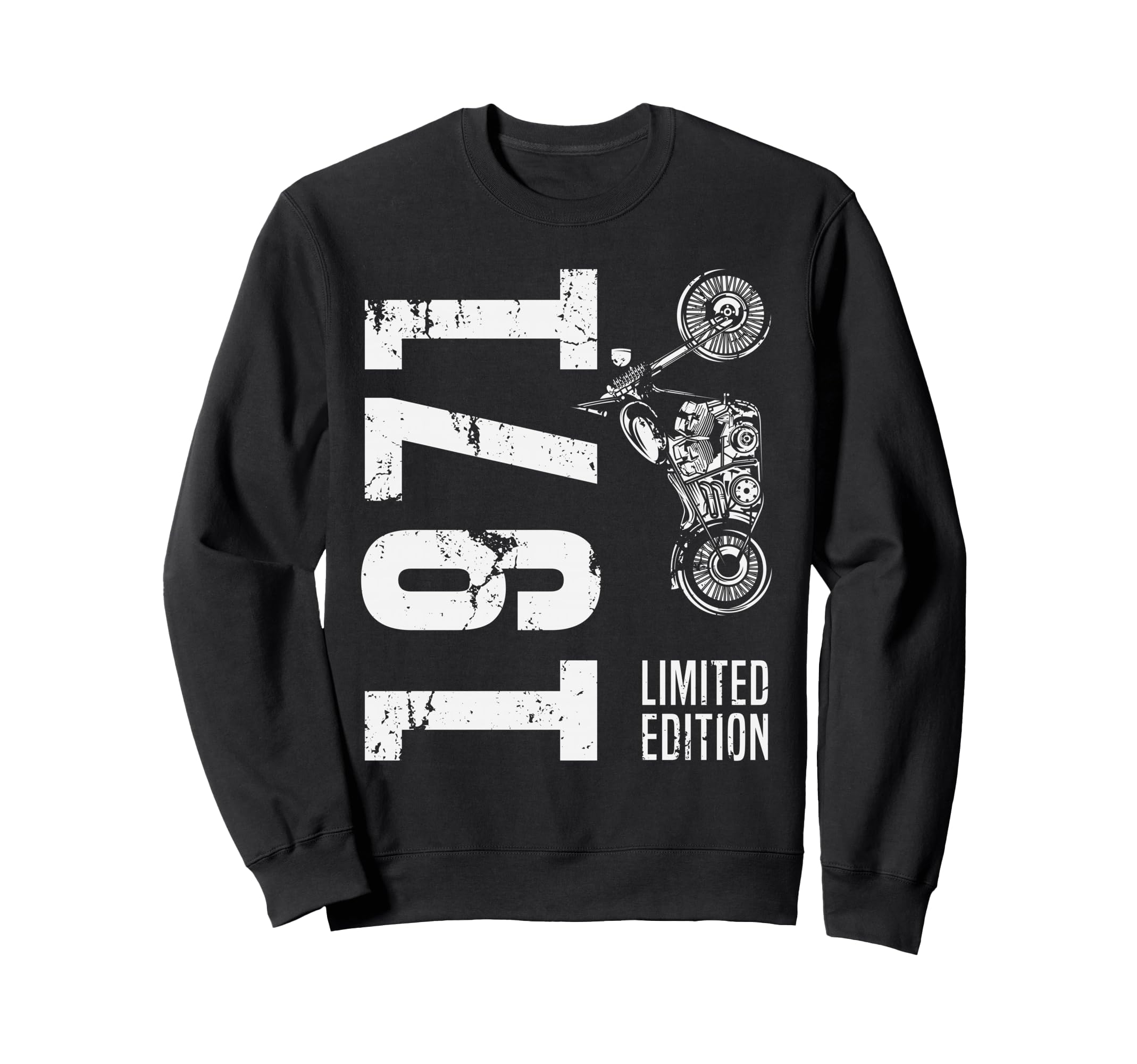 Born 1971 Motorcycle 55Th Sweatshirt - Casual Everyday Wear for Adults - T-Shirt, Sweatshirt, Hoodie