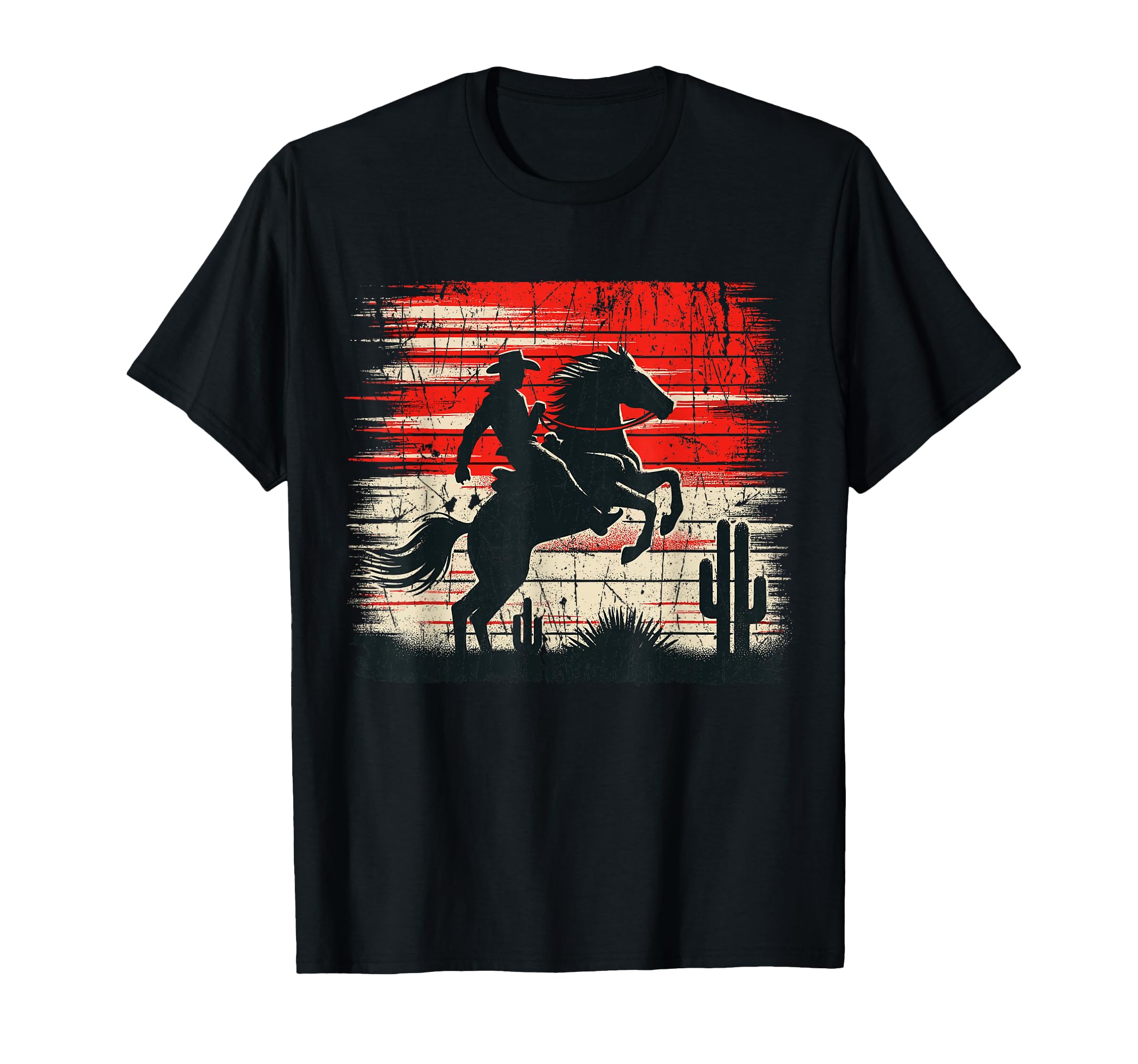 Horse Riding Western Rodeo Cowboy T-Shirt - Novelty Apparel Men Women - T-Shirt, Sweatshirt, Hoodie