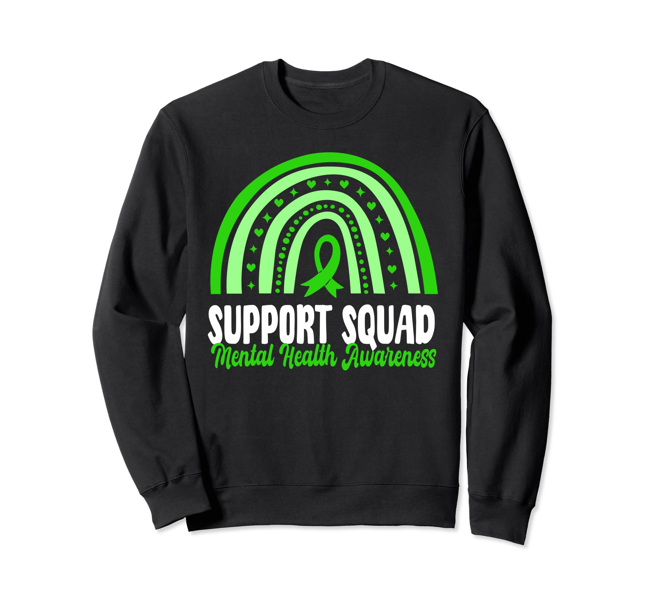Support Squad Mental Health Sweatshirt - Minimalist Print Men Women - T-Shirt, Sweatshirt, Hoodie