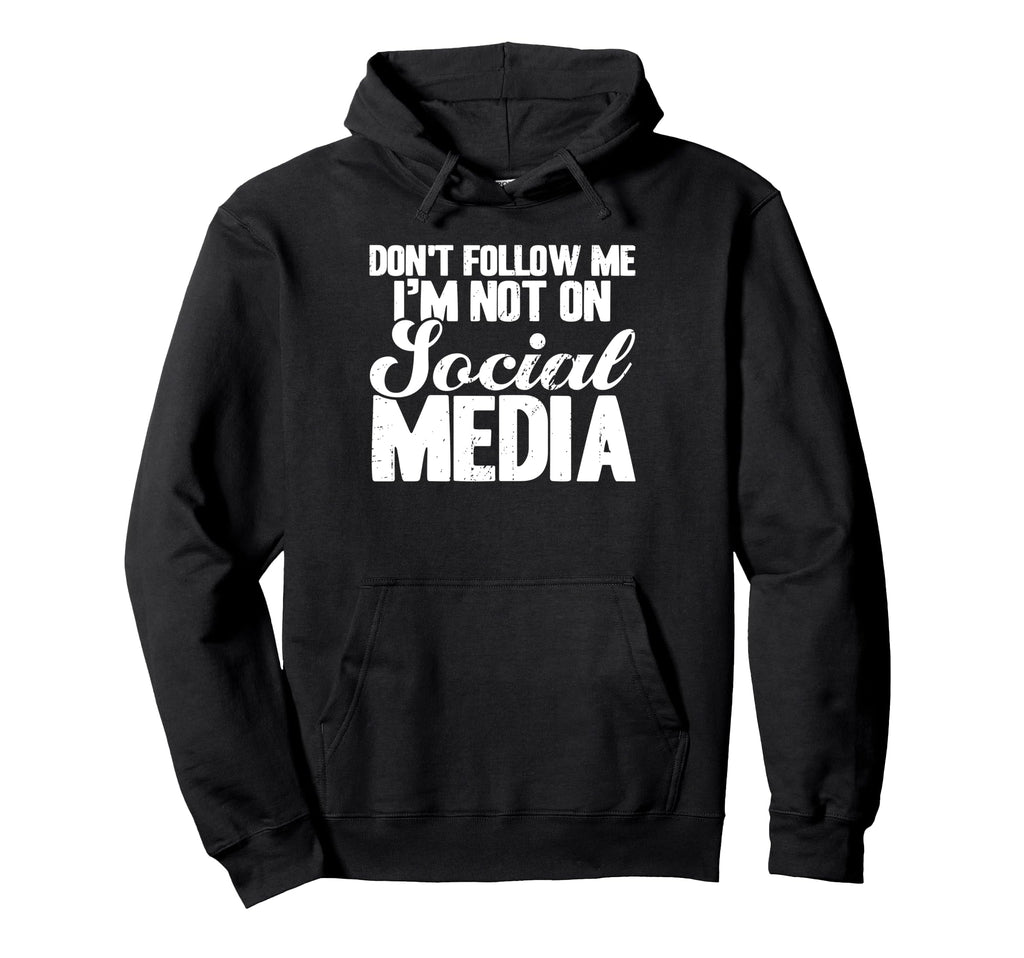 Antisocial Dont Follow Im Not Social Hoodie - Trendy Graphic for Adults - T-Shirt, Sweatshirt, Hoodie