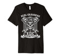 Real Grandpas Ride Motorcycles Motorcycle T-Shirt - Unique Graphic Unisex - T-Shirt, Sweatshirt, Hoodie