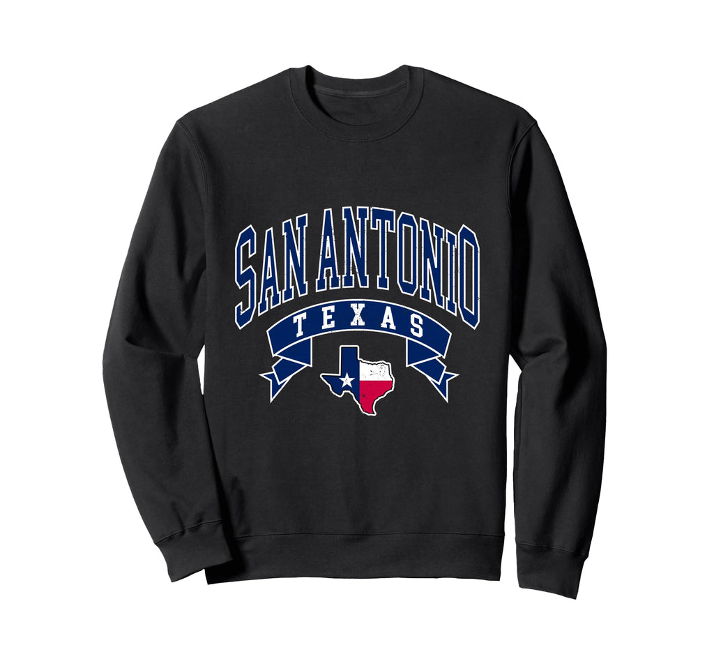 San Antonio Athletic Typography Sweatshirt - Novelty Apparel Men Women - T-Shirt, Sweatshirt, Hoodie