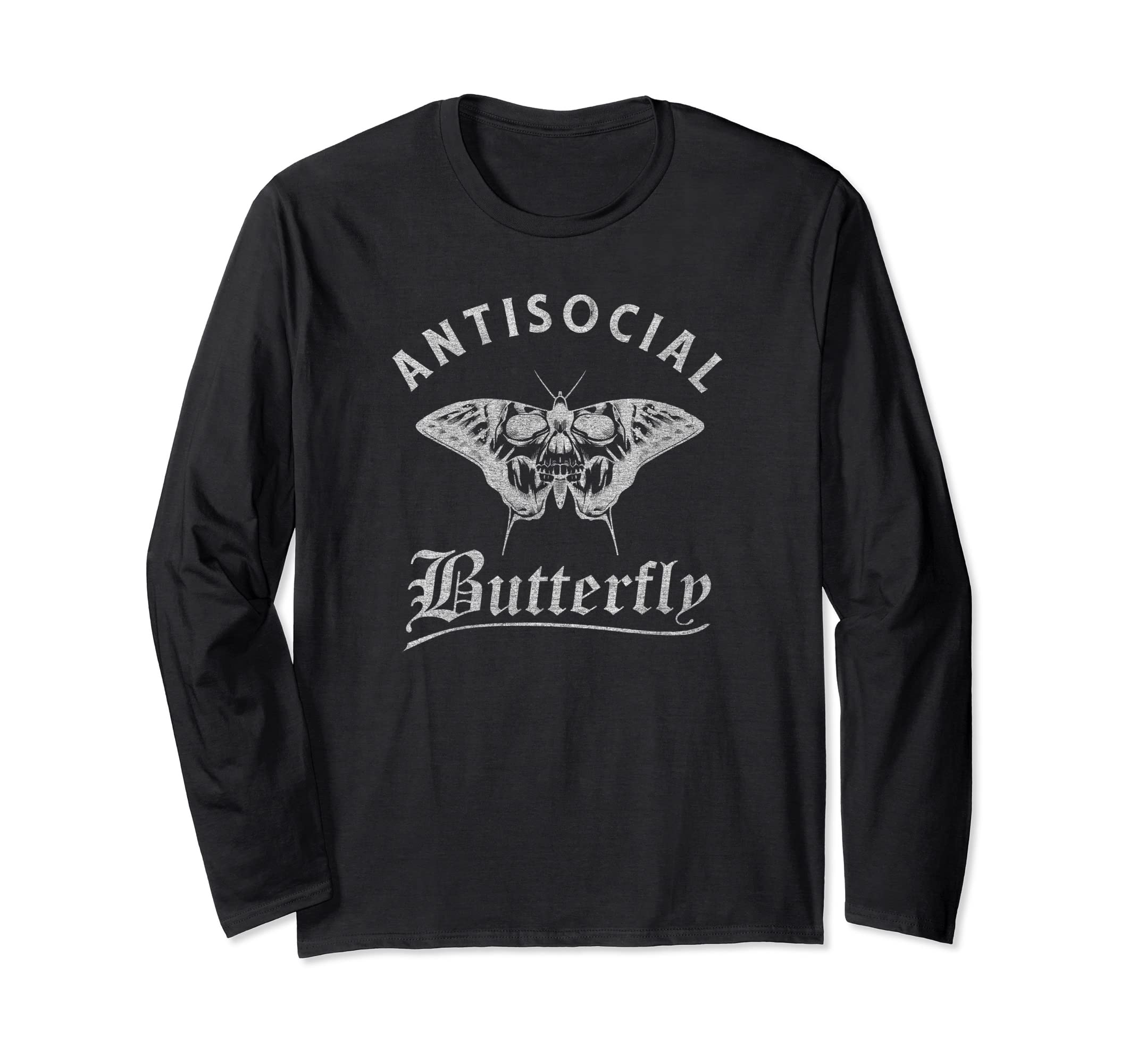 Antisocial Butterfly Grunge Fairycore T-Shirt - Streetwear Style Unisex - T-Shirt, Sweatshirt, Hoodie