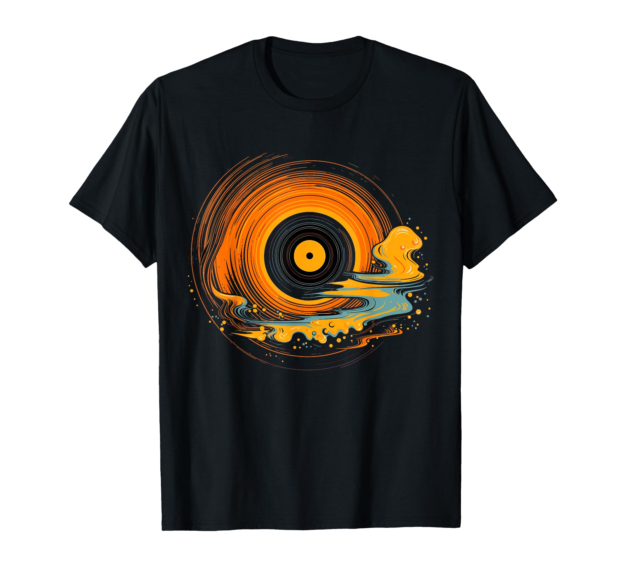 Turntable Vinyl Record Player T-Shirt - Fun Novelty Design for Adults - T-Shirt, Sweatshirt, Hoodie